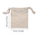 Reusable Cotton Stuff Bag Travel Grocery Shopper Rope Drawstring Pouch Dry Shoe Laundry Lingerie Makeup Clothes Home Storage Bag. 