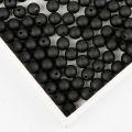 6-16mm Matte Black Acrylic Pearl Round Beads Imitation Pearl Beads for Jewelry Making. 