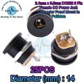 5,10,15,20,25,30 PCS Dc-022 Dc Power Jack Pcb Mount Female Connector 3 Pin With Nut 5.5mm x 2.1mm. 