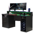 Warrior Gaming Desk Gaming Desk Computer Desk Workstation For Large PC Gaming Desk Or Home Office Desk Perfect Black Desk With Drawers & Storage. 