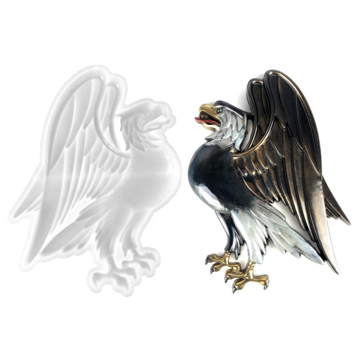 Eagle Mold | Durable Non-Stick Eagle Silicone Mold | 3D Resin Mold for Fondant Molds, Silicone Mold for Eagle Ornament, Home Decor, DIY Casting Fun