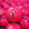 Test Match PINK cricket ball/Kookaburra  cricket Hard ball/Sewn Export Quality Pack of 6. 