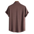 Summer Top Wear-resistant Loose Men Shirt. 