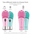 Ultrasonic Skin Deep Cleaning Brush Face Cleansing Brush Massager Waterproof Silicone Massage Usb Rechargeable. 