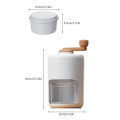 Shaved Ice Machine Home Small Manual Ice Crusher Hand-shake Ice Sand Hail Ice Ice Breaker To Make Continuous Sand Ice. 