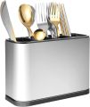 Kitchen Utensils Cutlery Caddy Drainer Organizer Stainless Steel. 