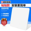 Paste ultra-thin porcelain white blank panel cover whiteboard wall baffle 86 type dark switch socket panel. 