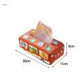Baby Tissue Box Toy for Infant 6-12 Months Toddlers, Montessori Sensory Toys, Plush Tissue Box Crinkle Tissues Early Learning Educational Gifts. 