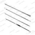 4 Pieces Acne Extractor Tool Kit – Safe Blackhead, Whitehead & Pimple Removal Set. 