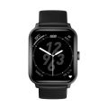 QCY Watch GTS stylish black smartwatch. 