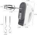 Electric Hand Mixer, Handheld Electric Egg Beater Machine, 7 Speed Electric Hand Mixer Whisk Egg Cake Beater Cream Blender, Baking Tool for Effortless Cake Baking, Food Whisker Blender, Kitchen Accessories – 7 Speed – 180W – 220V. 