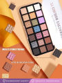 Ushas 21 Color Shimmer Glitter Eyeshadow Palette pigmented shades. 