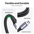 UGREEN Mini USB Cable Braided USB 2.0 to Mini B Cable Data Transfer Charge for Blue Yeti, Sat Nav, Dash Cam, Hero 2/3/4, DAC, PS3 Controller, MP3/4 Player, PDA, Camera, Scanner. 
