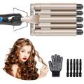IFANZE 5 barrels hair waver and curling iron/curling wand with proffessional edition hair curler machine tool. 