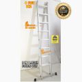 Almunium Folding Seeri 8 Feet Double Side 2 in 1 Foldable Ladder. 
