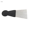 Afro Hair Comb Hairdressing Curly Hair Brush Pick Curly Styling Tool Black. 