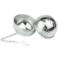 Stainless Steel Mesh Tea Ball Strainer Filter Infuser Chain Style. 