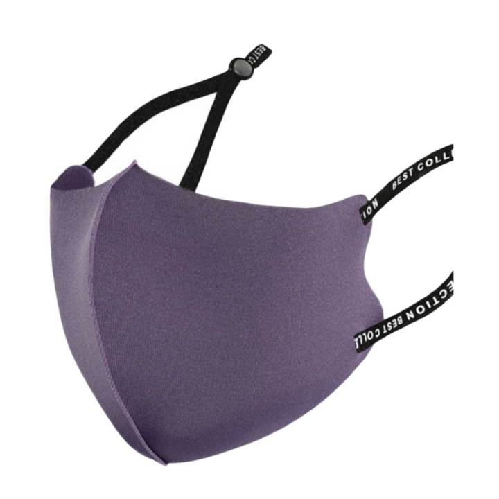 Washable Reusable Cotton Ice Silk Face Mask For Adults Printed Design Adjustable Ear Straps Protective Mask