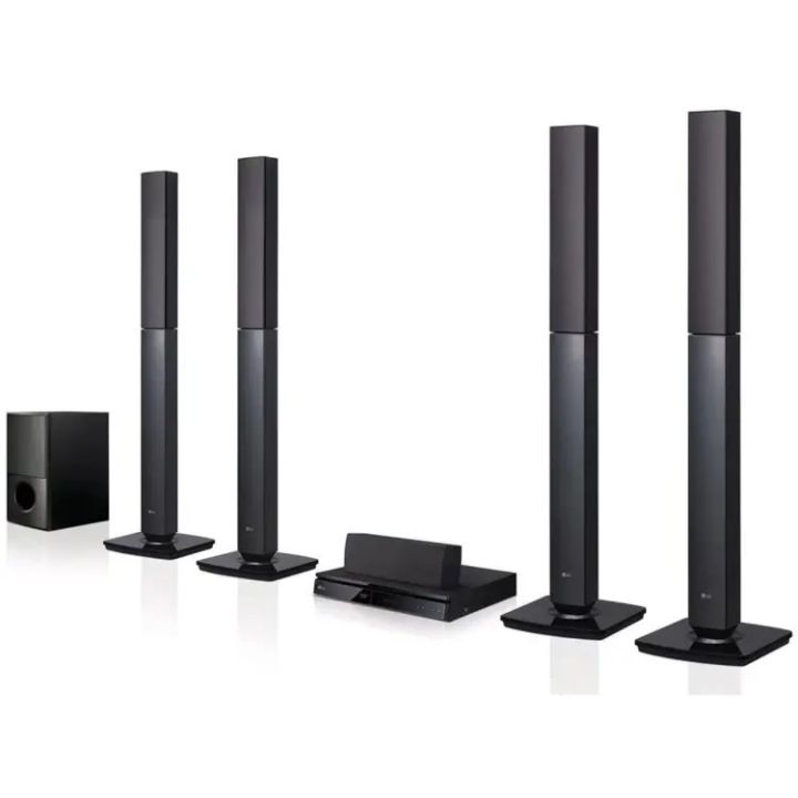 LG Powerful Sound Home Theater System 1,000W, 5.1CH Surround System FM Radio, Bluetooth Music Steaming - LHD657