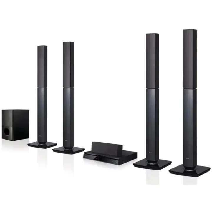 LG Powerful Sound Home Theater System 1,000W, 5.1CH Surround System FM Radio, Bluetooth Music Steaming - LHD657