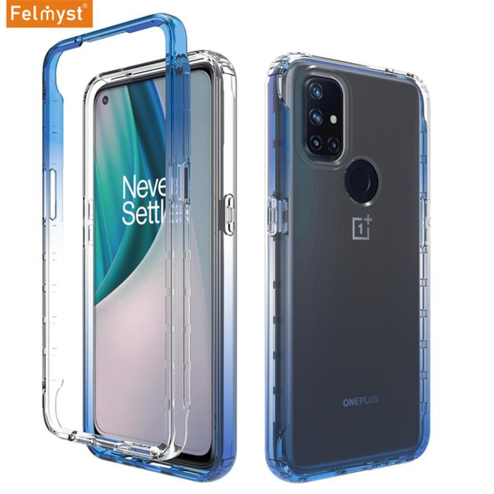 OnePlus Nord N10 5G Transparent mobile phone case ultra thin protective cover waterproof case color painting mobile phone case