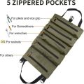 Roll Up Tool Bag Multi-Purpose Tool Pouch Wrench Screwdriver Organizer Tool Bag Hanging Zipper Carrier Tote Storage Bag Tool Box. 