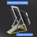 Lightweight Phone Holder Foldable Phone Stand Adjustable Angle Height for Desktop or Travel Use less Than Mobile Phone Holder. 