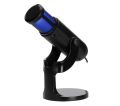Professional USB RGB Microphone Condenser Mic For Gaming - Xtrike Me XMC-03 Microphones For Mobile, Tablets, Computers & Live Streaming - 360° Rotatable Omnidirectional Mic & 12 RGB Lighting Modes & Metal Body. 