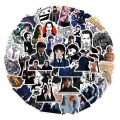 PinShang 50pcs Tv Show Wednesday Stickers Gothic Style Addams Waterproof Sticker Graffiti Decals. 
