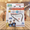 SRM Wireless Neckband Bluetooth Headset 45 Hours Battery Anti Noise Cancellation Touch Sensor Equalizer Gaming Mode. 