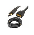 5m High Speed HDMI Cable – Ultra HD 4k x 2k HDMI Cable – HDMI to HDMI M/M - 5 meter HDMI 1.4 Cable - Audio/Video Gold-Plated (HDMM5M),Black. 