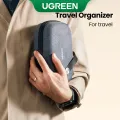 UGREEN Travel Case Gadget Bag Small Portable Electronics Accessories Organizer Travel Carry Hard Case Cable Tidy Storage Box Pouch with Double Layer Double Zipper Snap Hook Carrying Strap. 