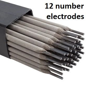 Welding Electrodes 12 Number Rod 2.5mm (available in 10pc,20pc,30pc,50pc,70pc,80pc,100pc ,150pc)