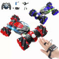 Watch Gesture Sensor Remote Control Full Size Stuntt Spray Car Get Drift Twist Tribe Car. 