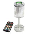 Rechargeable Diamond Crystal Table Lamp Acrylic Desk Decor Atmosphere Lamp LED For Home/Room. 