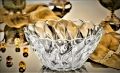 Premium Quality Imported Elegant Floral Design Glass Bowl (Large). 