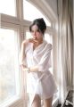 MARGOUN Dress Lingerie Transparent Shirt Sleepwear Silk Chiffon Shirt Nightgown Women Nightwear M10. 