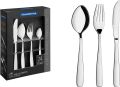 Tramontina Amazona 24 Pieces Stainless Steel Flatware Set with Steak Knife and High Gloss Finish. 
