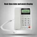 Pashaphone KX-T8001CID landline Caller ID phone With LCD Display Screen Desktop Phone White Desktop Home Business Office Corded Phone Telephone Corded Phone Speaker Identifier and Calculator PTCL Landline for Home Office Redial Flash and Pre Dialing Funct. 