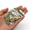 CUANFEN 10Pcs Handmade Metal Tags Rectangle Vintage Label Silver Bronze Sewing Tag for Clothing Jackets Hats Alloy Garment Accessories. 