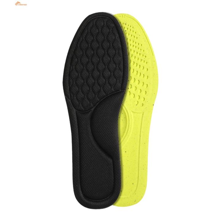 Ethereon Walking Comfort Insoles Breathable Sweat Absorbing Shoe Insole for Running Walking Comfortable Foot M age Inner Sole Pad for Men Women Elastic Foam Insoles