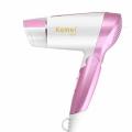Kemei KM-6833 Electric Hair Dryer Portable Foldable Compact Travel Household Hair Blow Dryer Women Hair Styling Tools. 