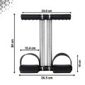 TUMMY TRIMMER SINGLE OR DOUBLE SPRING HIGH QUALITY WEIGHT LOSS EXERCISE MACHINE HOME GYM FOR WOMEN AND MEN. 