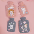 Cartoon Teddy Plush Water-Filled Hot Water Bag Water Injection Hand Warmer Warm Belly Heating Pad Plush Explosion-Proof Hot-Water Bag. 