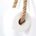 Slim Braided Beige Rope Toilet Roll Holder - Toilet Paper Holder, Nautical Toilet Roll Holder, Bathroom Décor, Rest Room. 