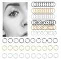 Arfa ideal collection 12Pcs/set Nose Ring Piercing Punk golden selvar Color Handmade Tiny Nose Lip Hoop Ring Septum Rings Piercing Stud Body Jewelry jewellery for girls. 