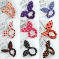 1 Multicolour Korean Version of Rabbit ears or Bunny Style hair bands for Girls and Women Elastic Headband. 