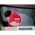 Rubber Angry Bird Funny Emoji Car Hanging With Magic Luppi Hanger Decoration For Car Windshield Mirror Glass. 
