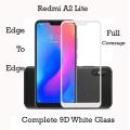 Redmi A2 Lite Glass Protector 9D Tempered Glass For Redmi A2 Lite - White. 