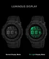Men's Digital Sport Watches Waterproof Military Style LED Backlight Rubber Strap Big Numbers Display Digital Watch For Men. 